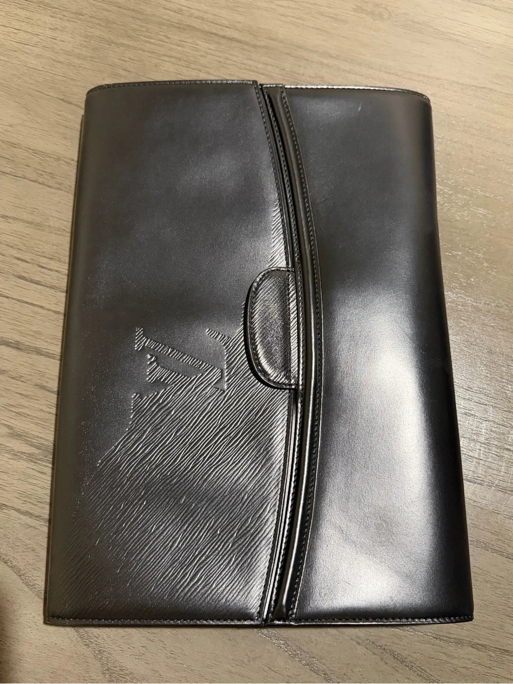 Louis Vuitton structured black